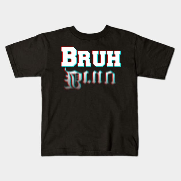 Bruh vs Bruv Kids T-Shirt by MiruMoonie